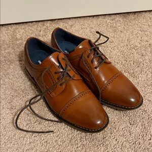 Big Boy Brown Leather Dress Shoes